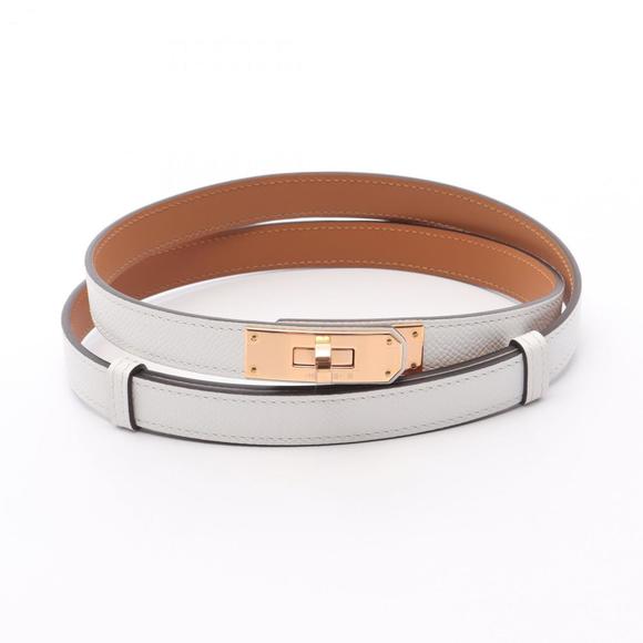 HERMES Brown Leather Belt - Picture 1 of 6